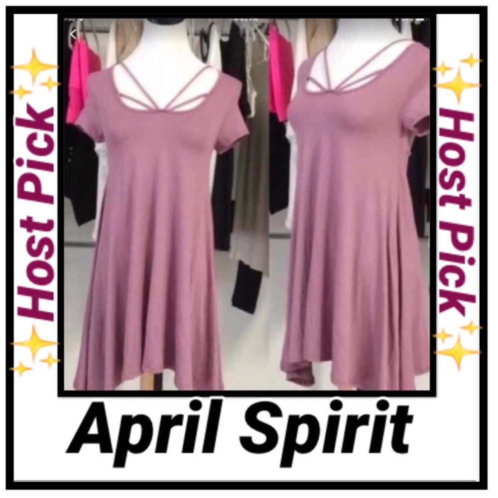 HP! April Spirit Strappy Cutout Tunic- S - Picture 8 of 9